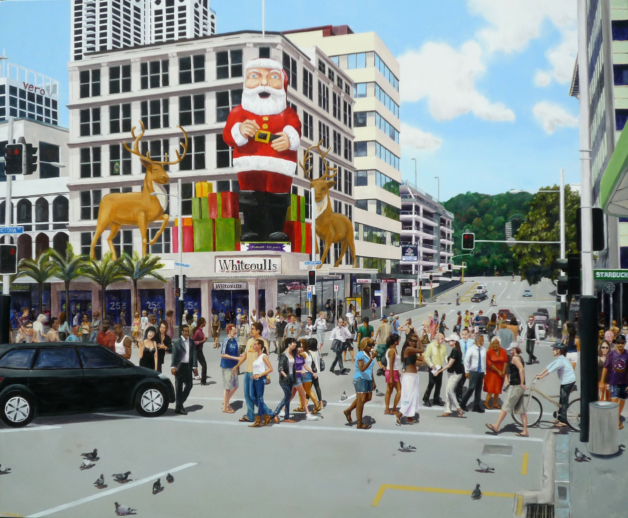 Longer Hotter Summer. Oil on canvas. 115cm x 140cm. 2010