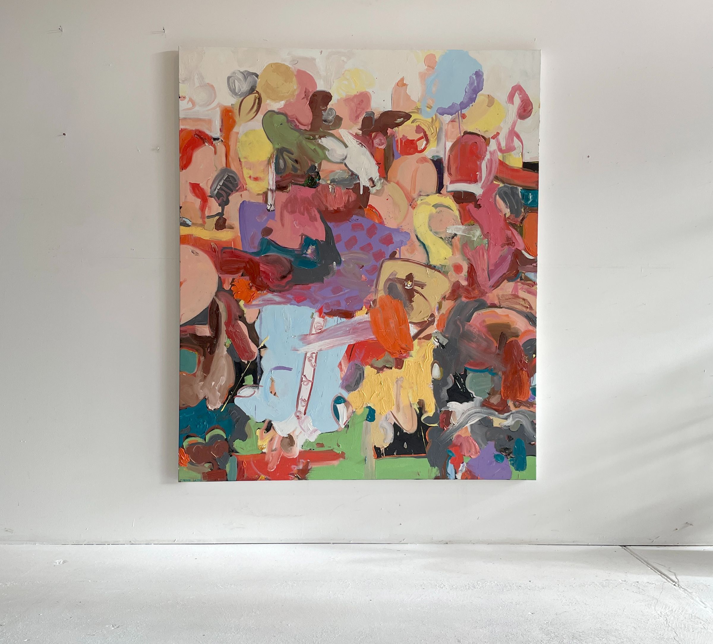 Twenty Eight. Oil on canvas. 183cm X 152cm. 2021