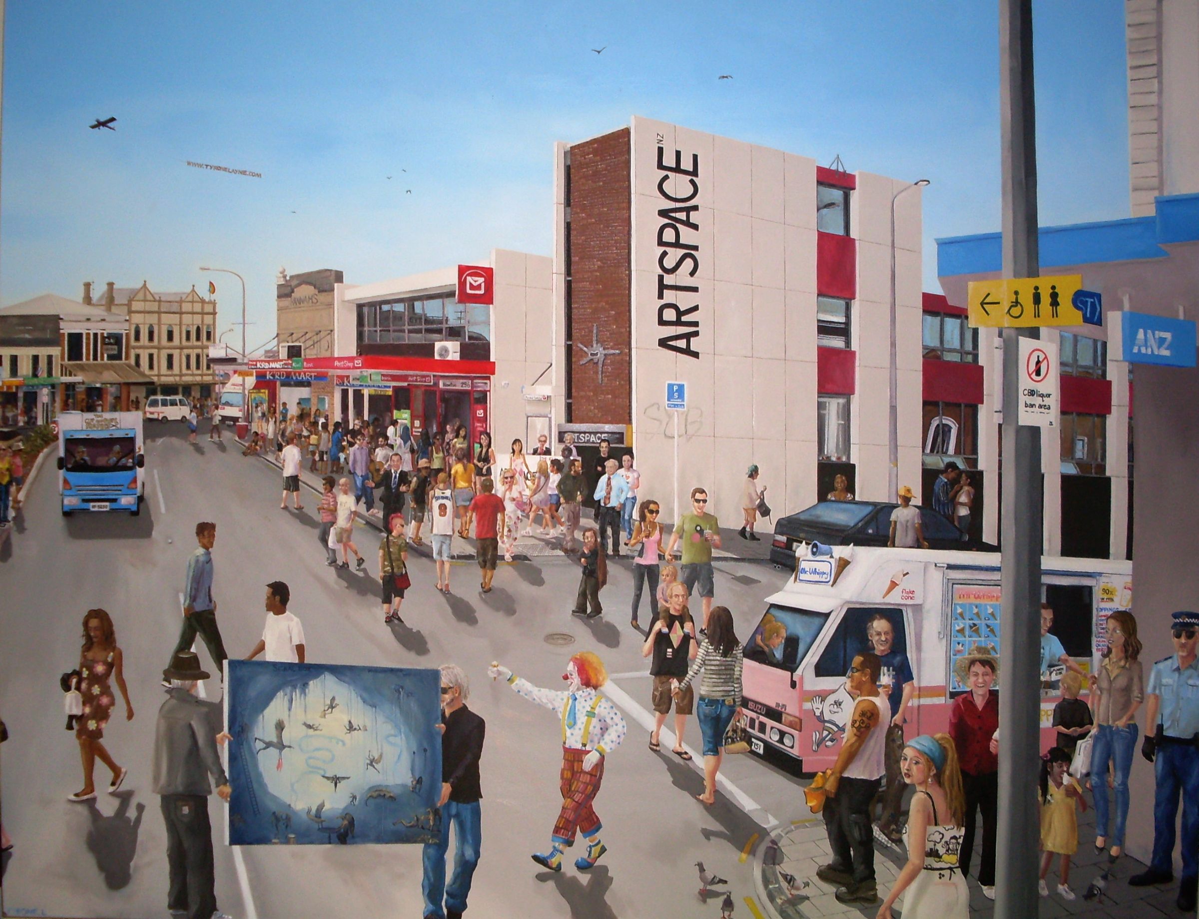 The End of the Recession. Oil on canvas. 140cm x 180cm. 2009