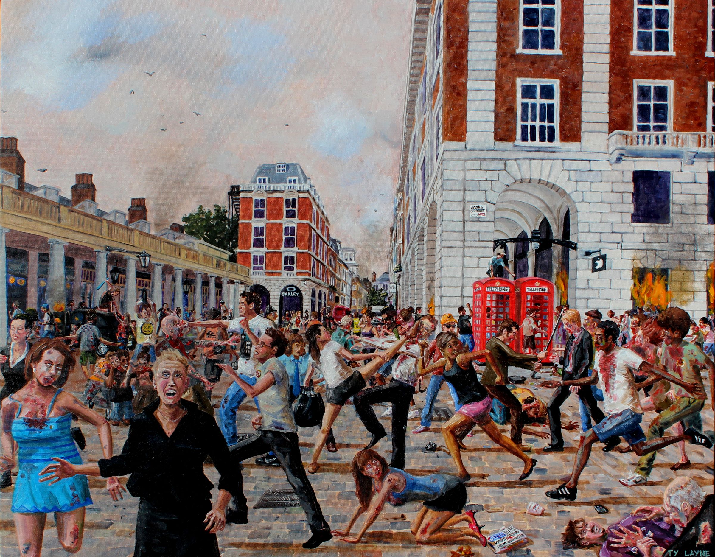 Covent Garden. Oil on canvas. 40cm x 50cm. 2012