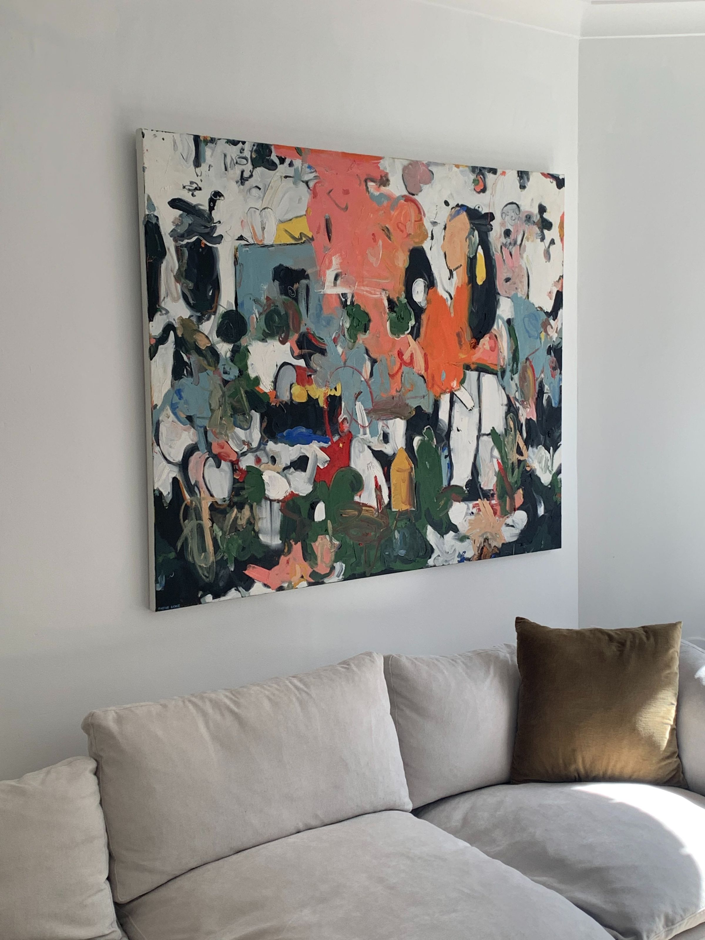 Nineteen. Oil on canvas. 122cm X 152cm. 2019