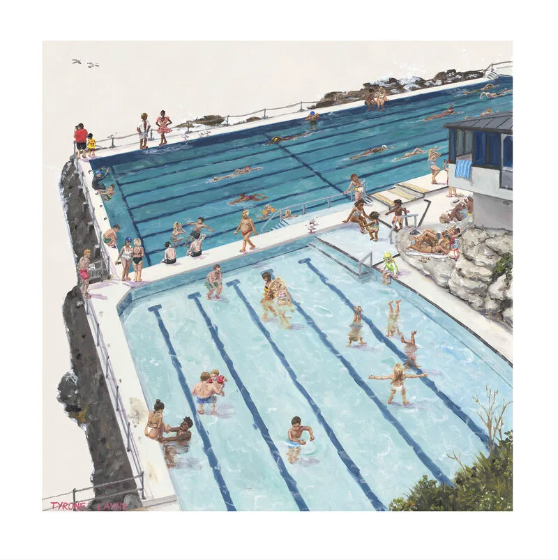 Bondi Icebergs - 2021, Print by Tyrone Layne