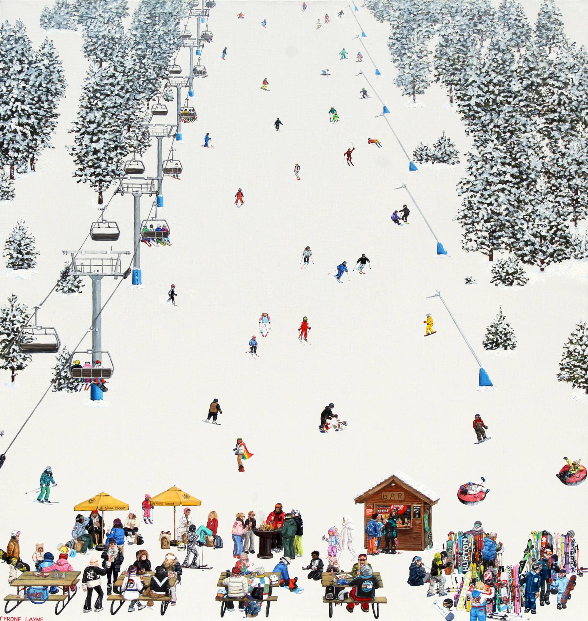 Borders, Skiers, and Spritzers - Tyrone Layne