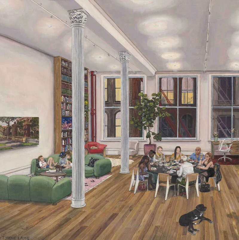 The Dinner Party - 2023, Print by Tyrone Layne