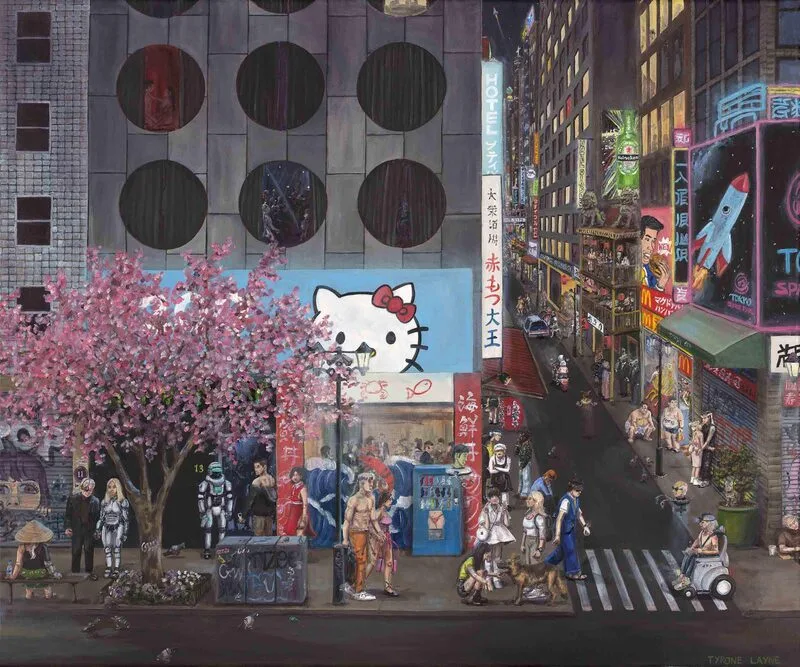 Tokyo 2174 - 2024, Print by Tyrone Layne