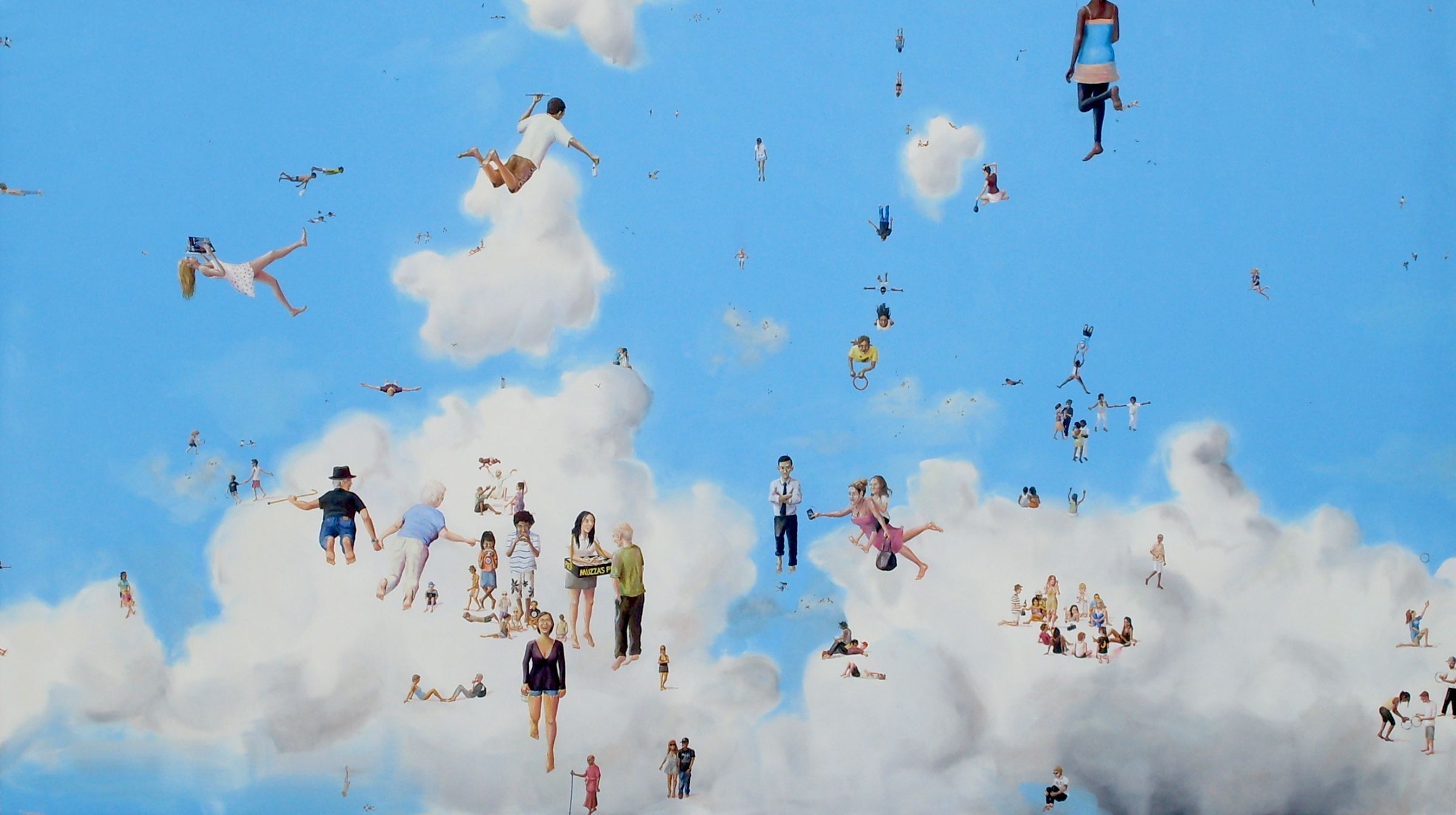Young Forever. Oil on canvas. 130cm x 220cm. 2009