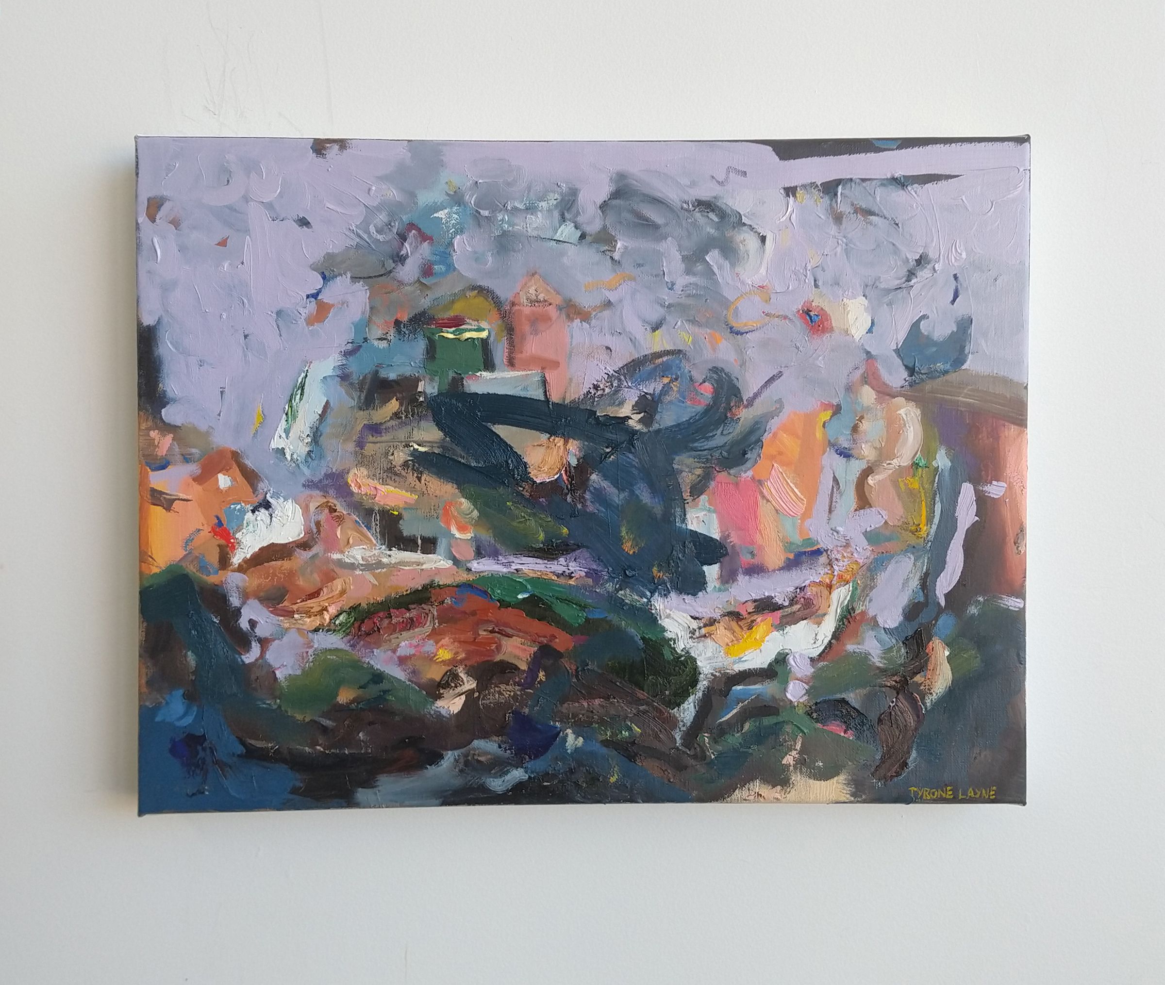 Untitled. Oil on linen. 31cm X 41cm. 2019