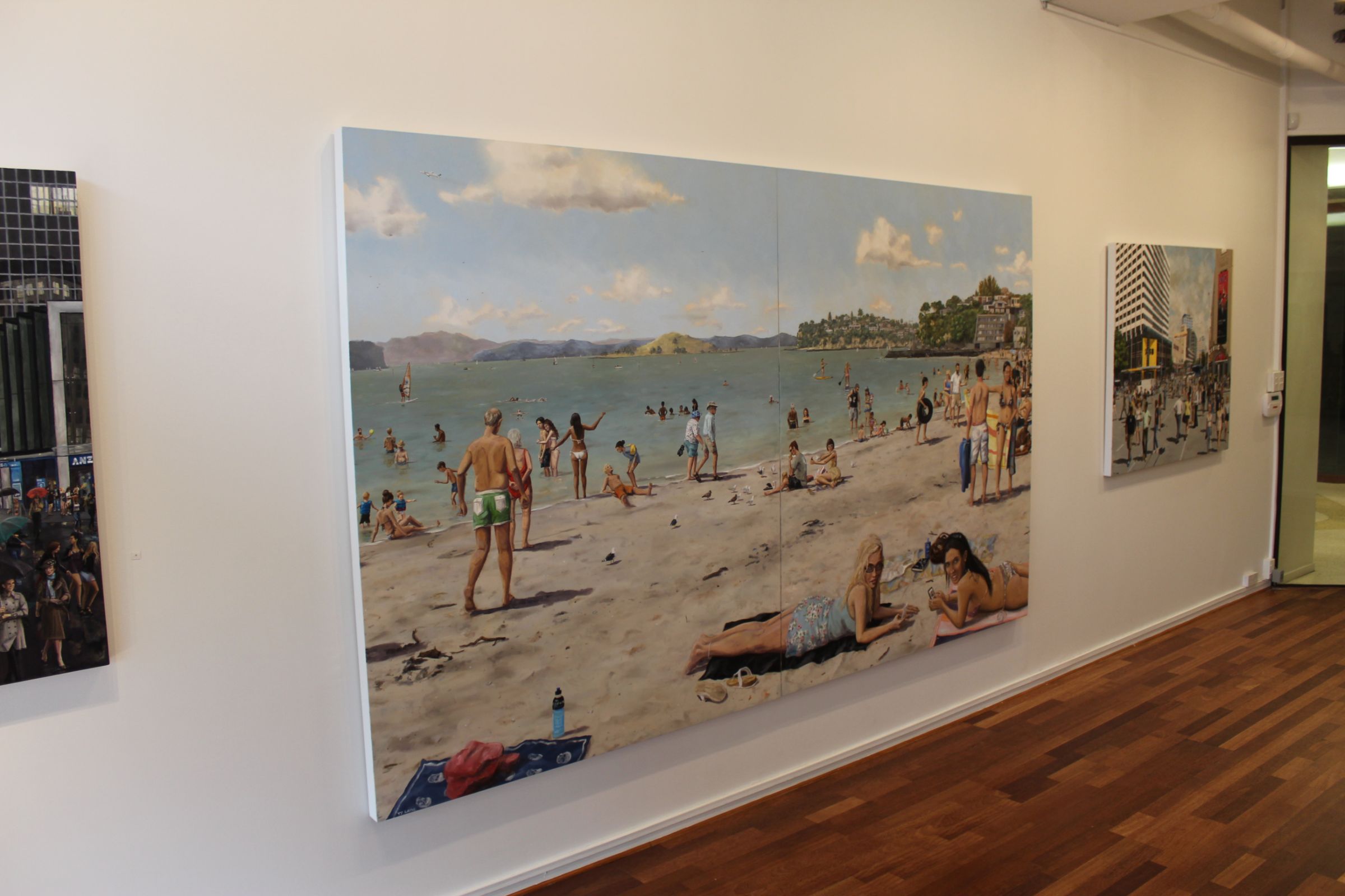Incoming Tide. Oil on canvas. 180cm x 300cm. 2014