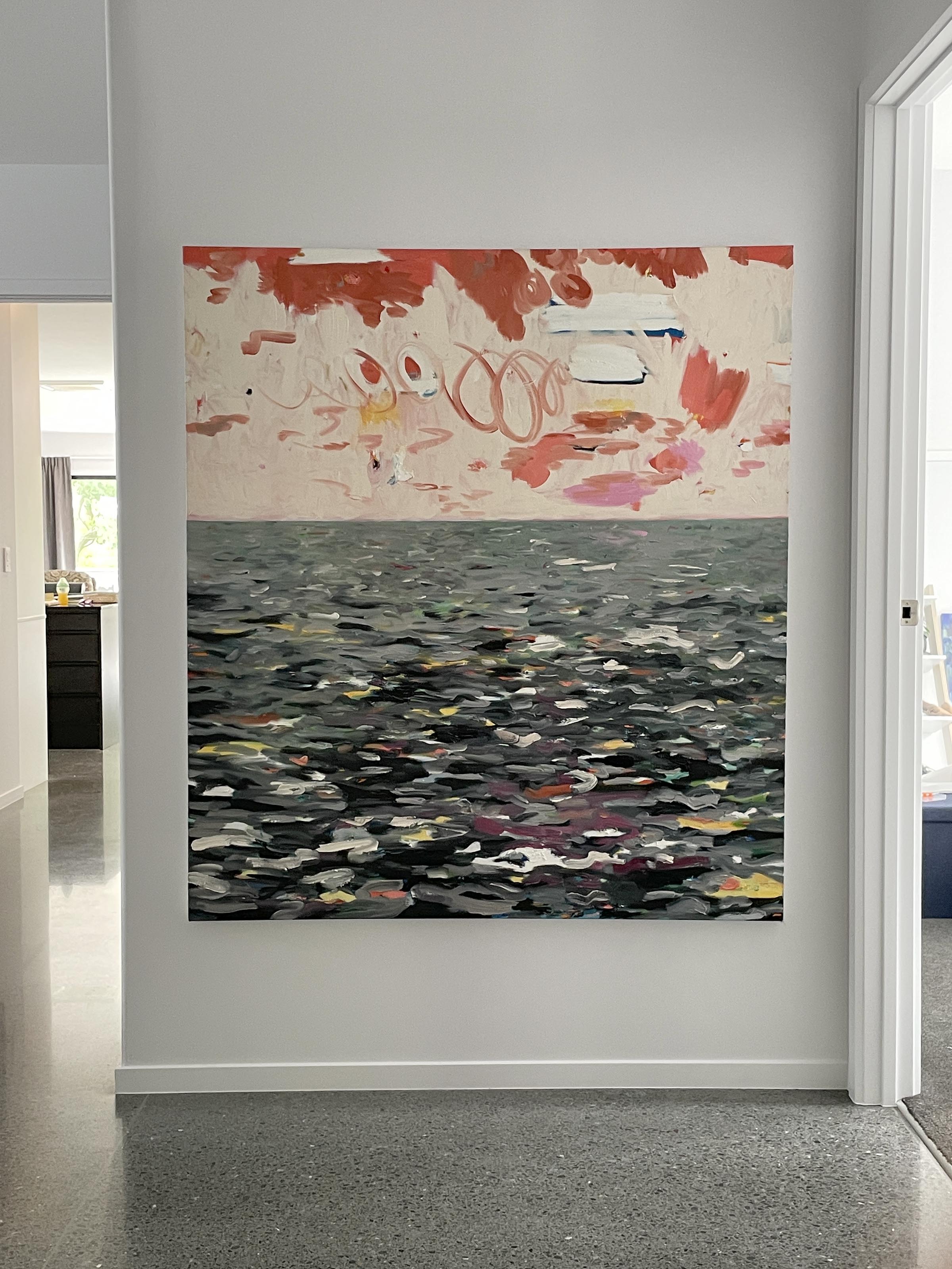New Lane. Oil on canvas. 152cm x 137cm. 2019