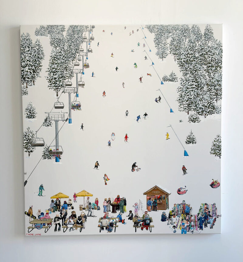 Borders, Skiers, and Spritzers - Tyrone Layne