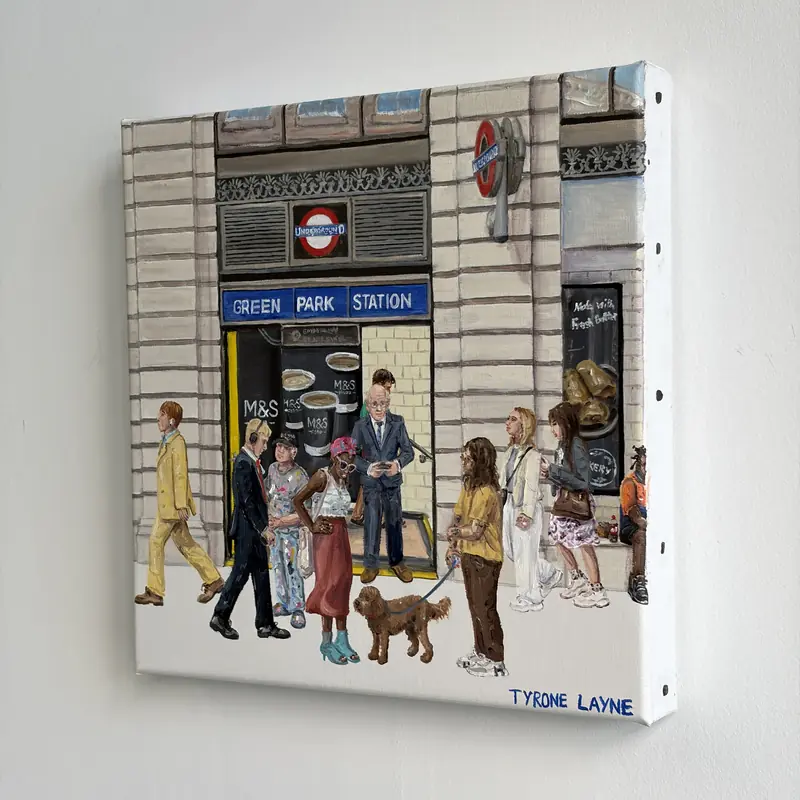 Green Park Underground, London — installation