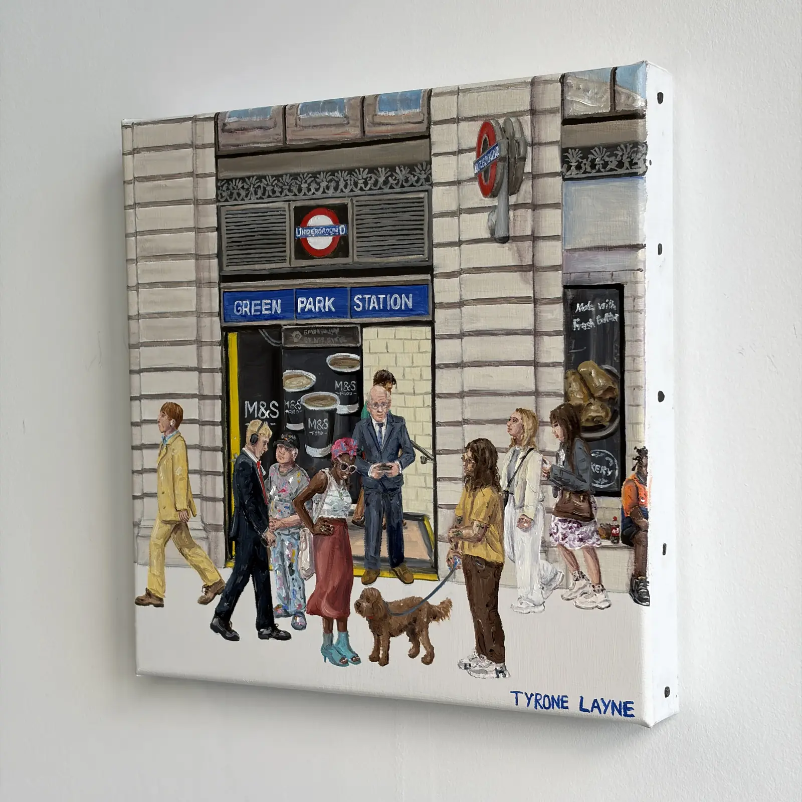 Green Park Underground, London — detail view, Tyrone Layne, 2026