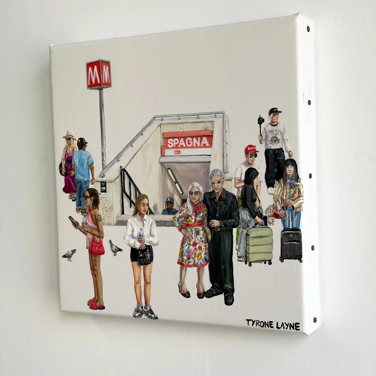 Spagna Metro, Rome — detail view, Tyrone Layne, 2026