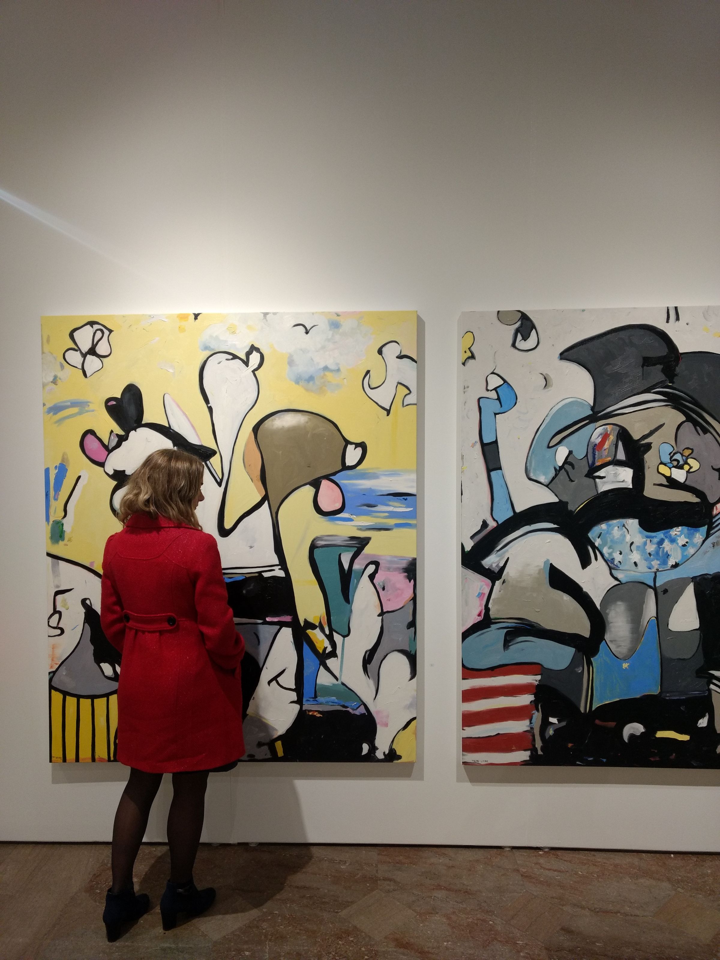 Four & Eight, Oil on canvas- The Other Art Fair- Downtown Los Angeles, March 2018