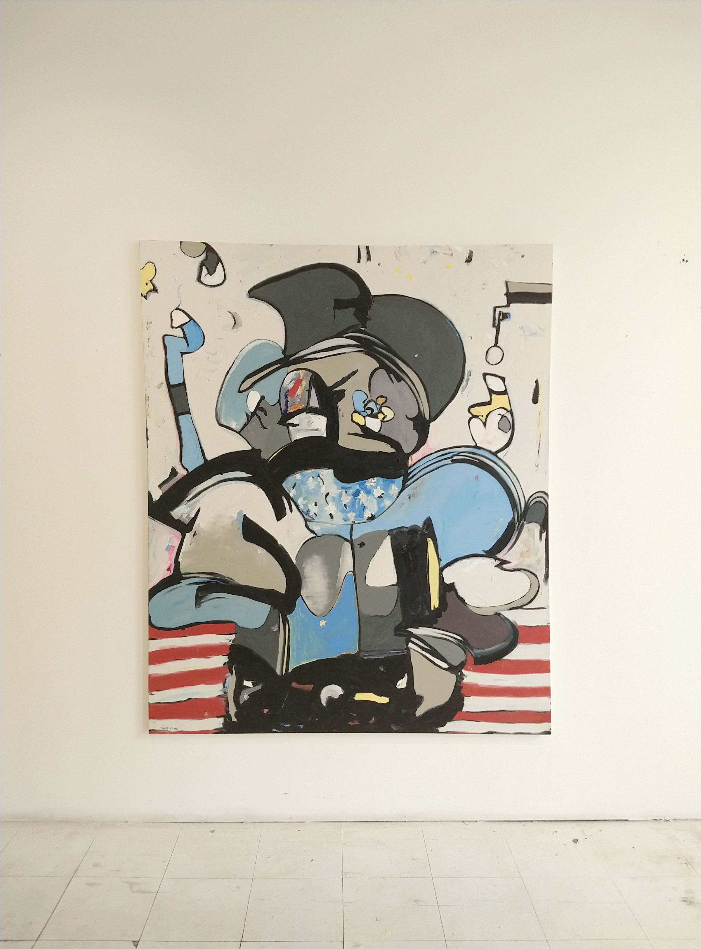 Eight. Oil on canvas. 183cm x 152cm. 2018