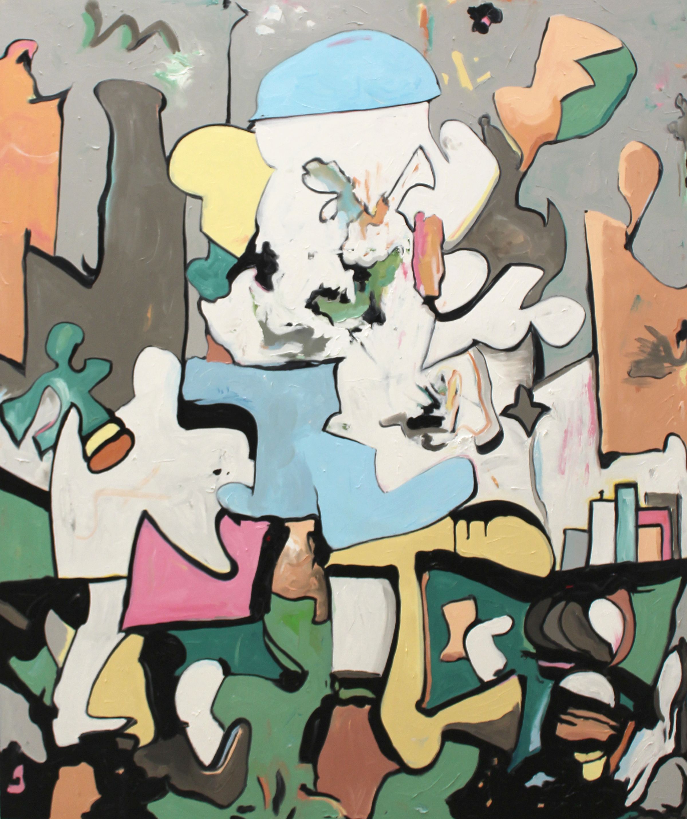 Seven. Oil on canvas. 183cm X 152cm. 2018