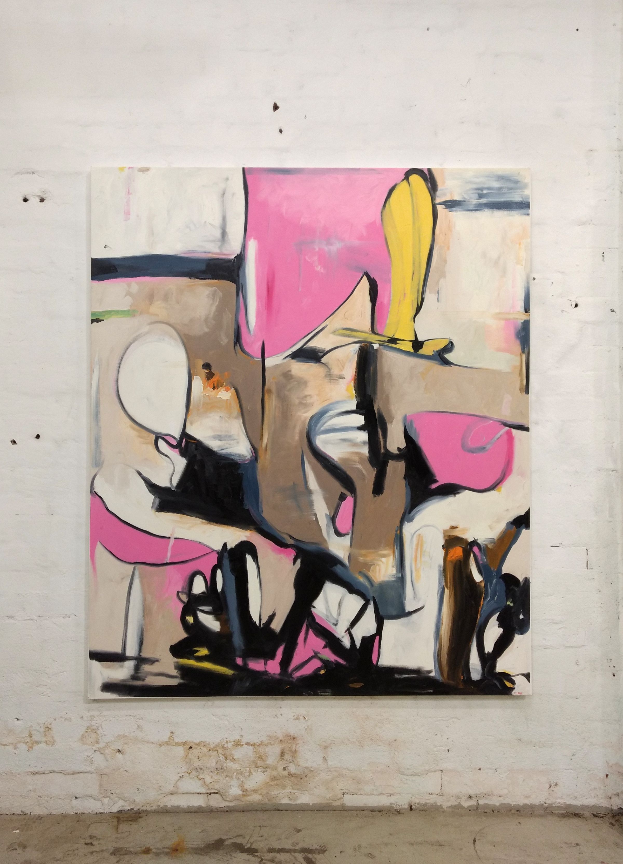 Two. Oil on canvas. 183cm X 152cm. 2017