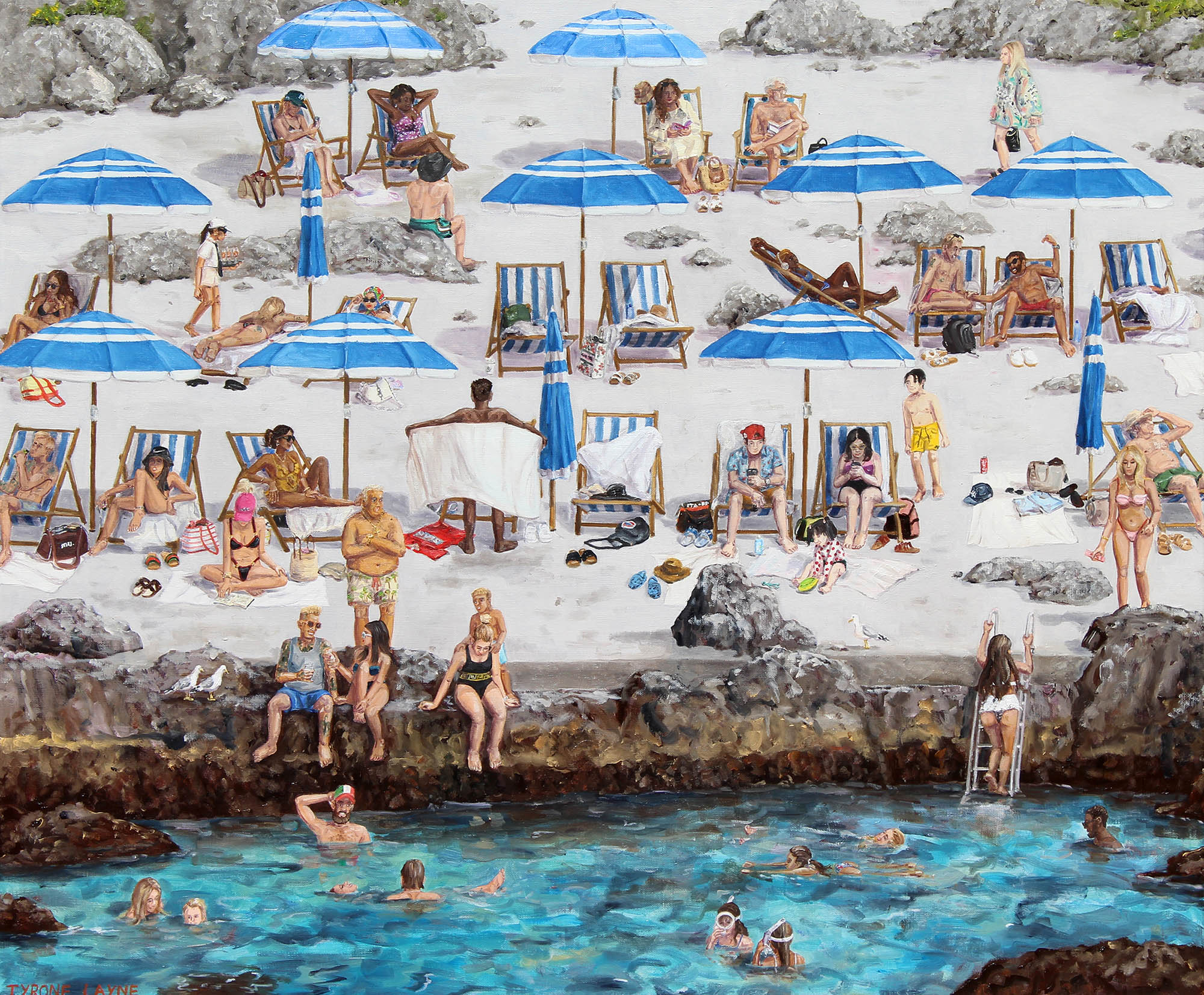 Isola di Capri. Oil on linen. 51cm x 61cm. 2024/2025.