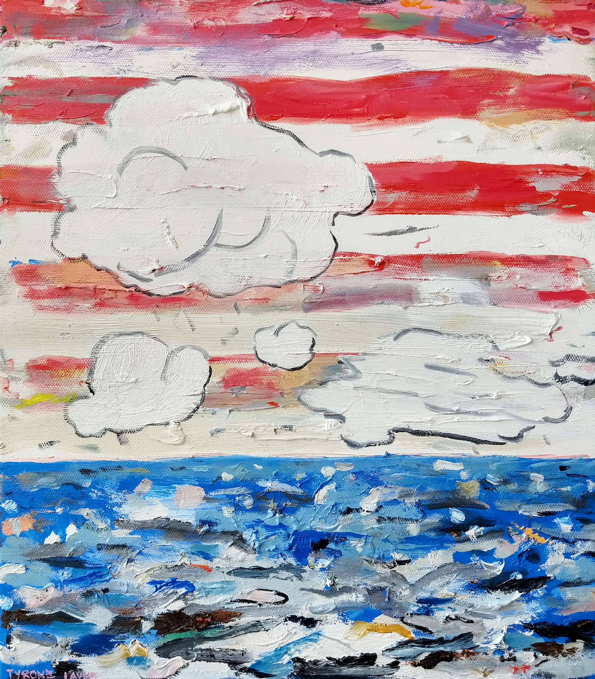 Untitled. Oil on linen. 41cm X 36cm. 2018