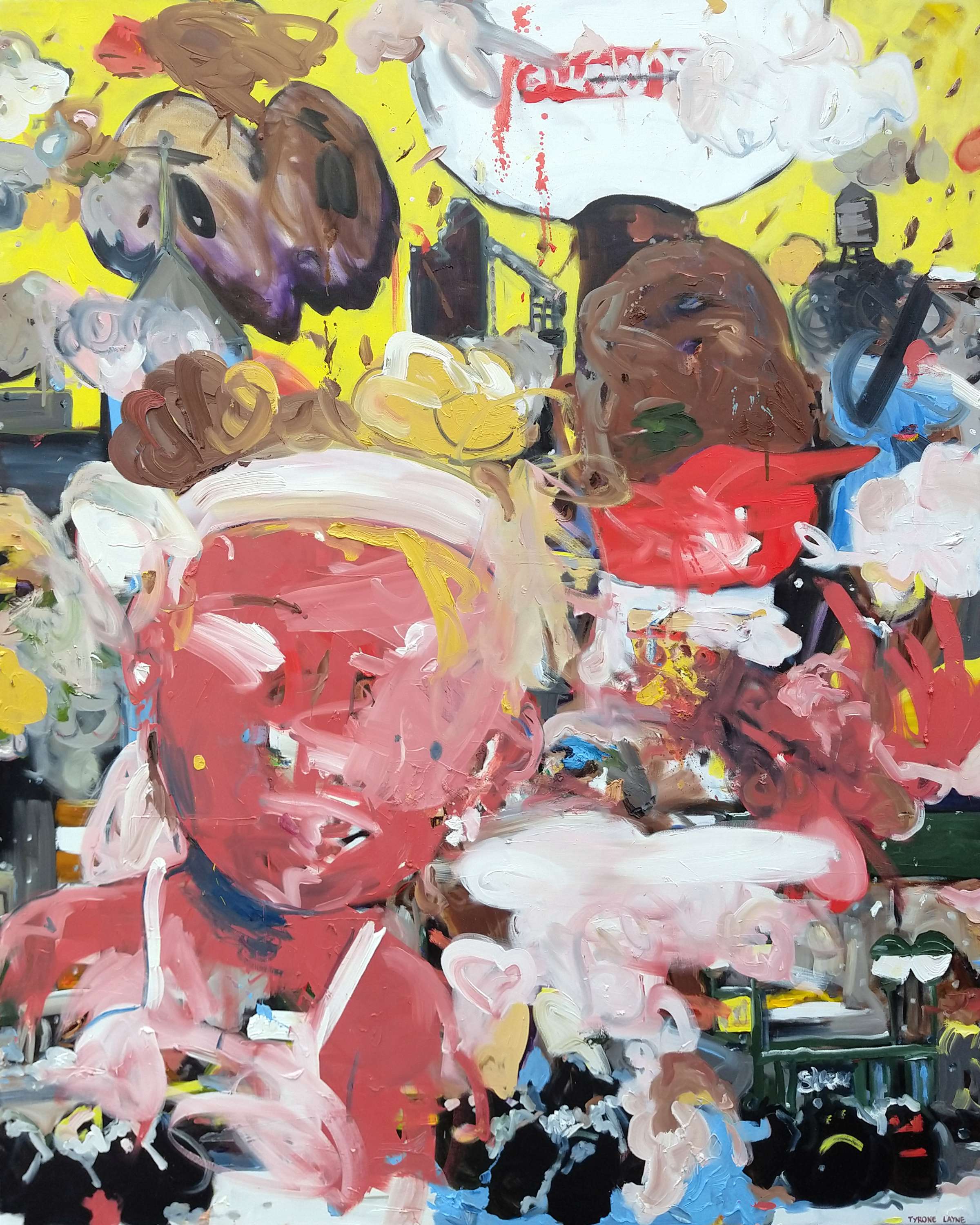 Twenty One. Oil on canvas. 152cm x 122cm. 2020