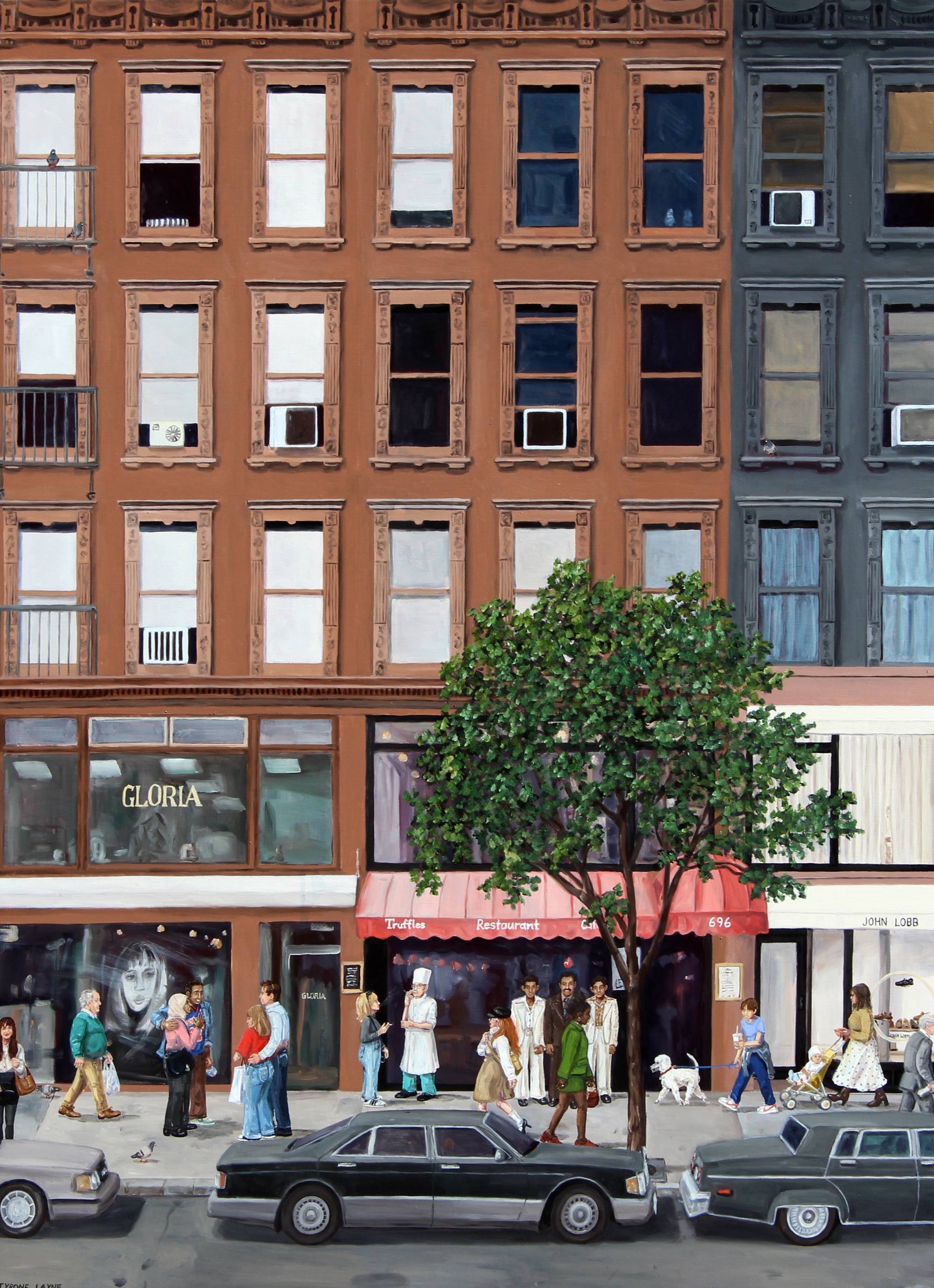 694 Madison Ave. Oil on linen. 96cm x 71cm. 2025