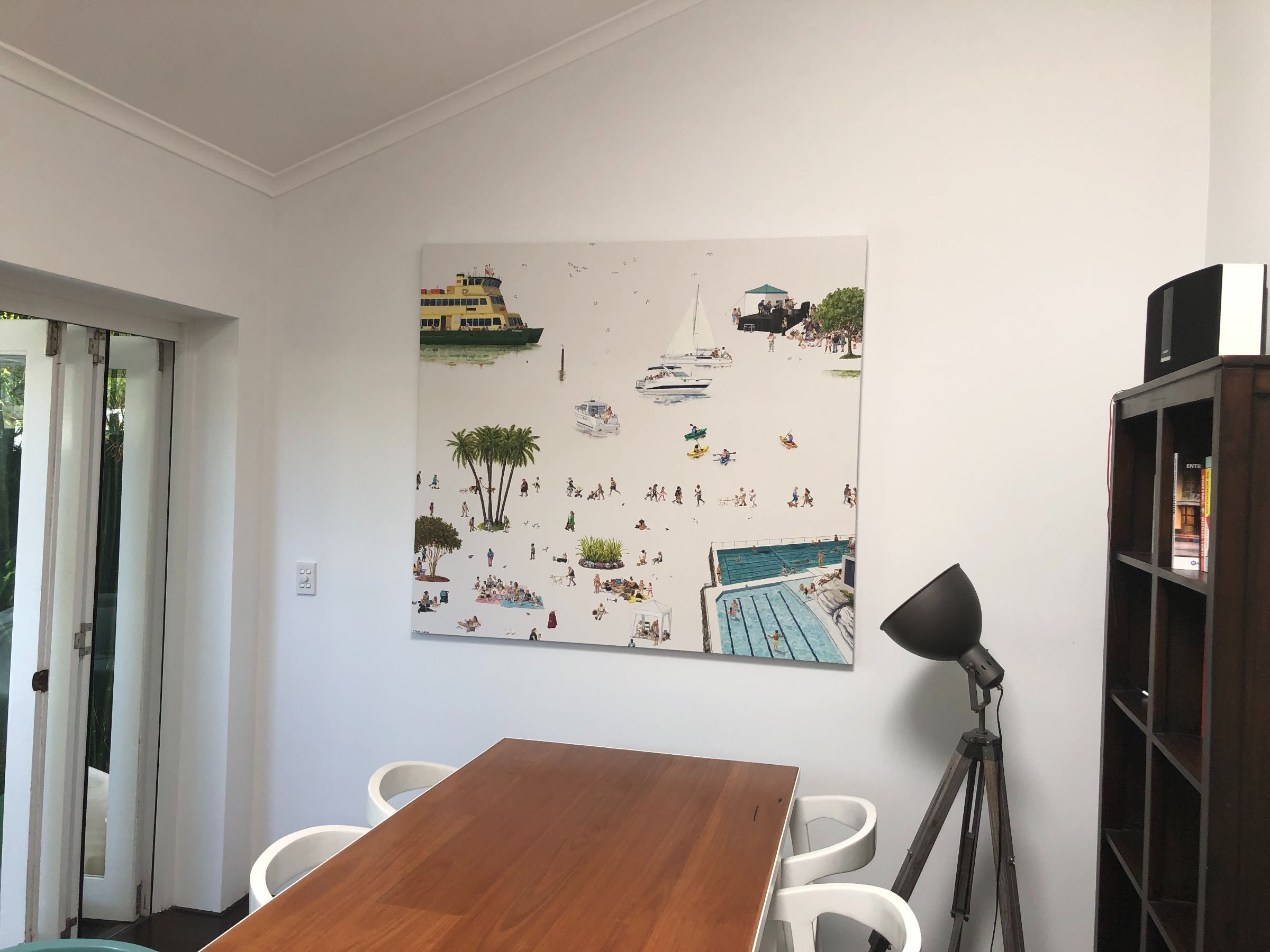 Sydney III. Oil & acrylic on linen. 137cm X 152cm. 2020