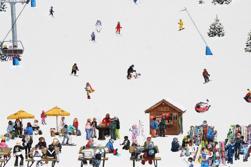 Borders, Skiers, and Spritzers - Tyrone Layne
