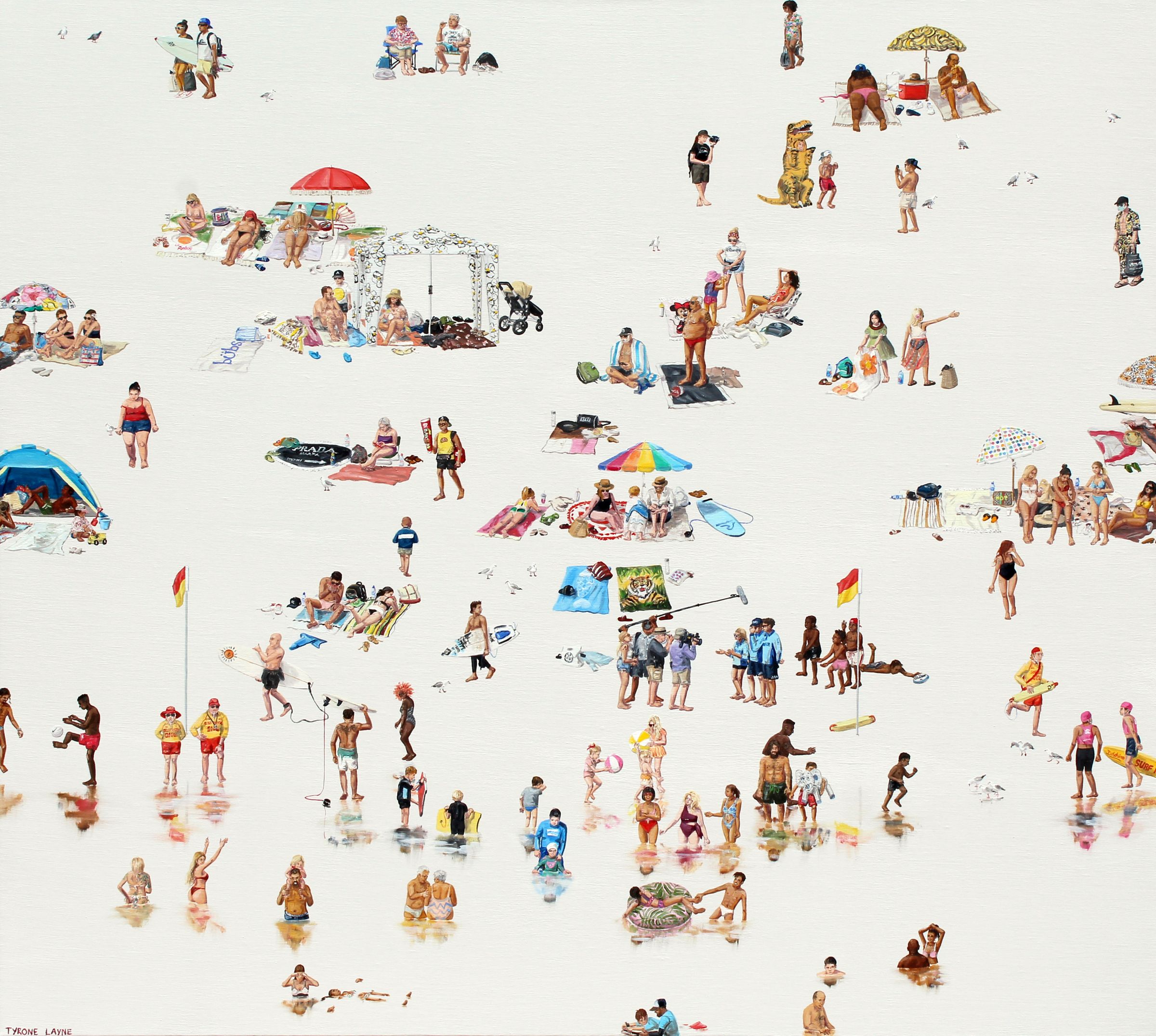 The Optimist. Oil & Acrylic on linen. 91cm X 102cm. 2020