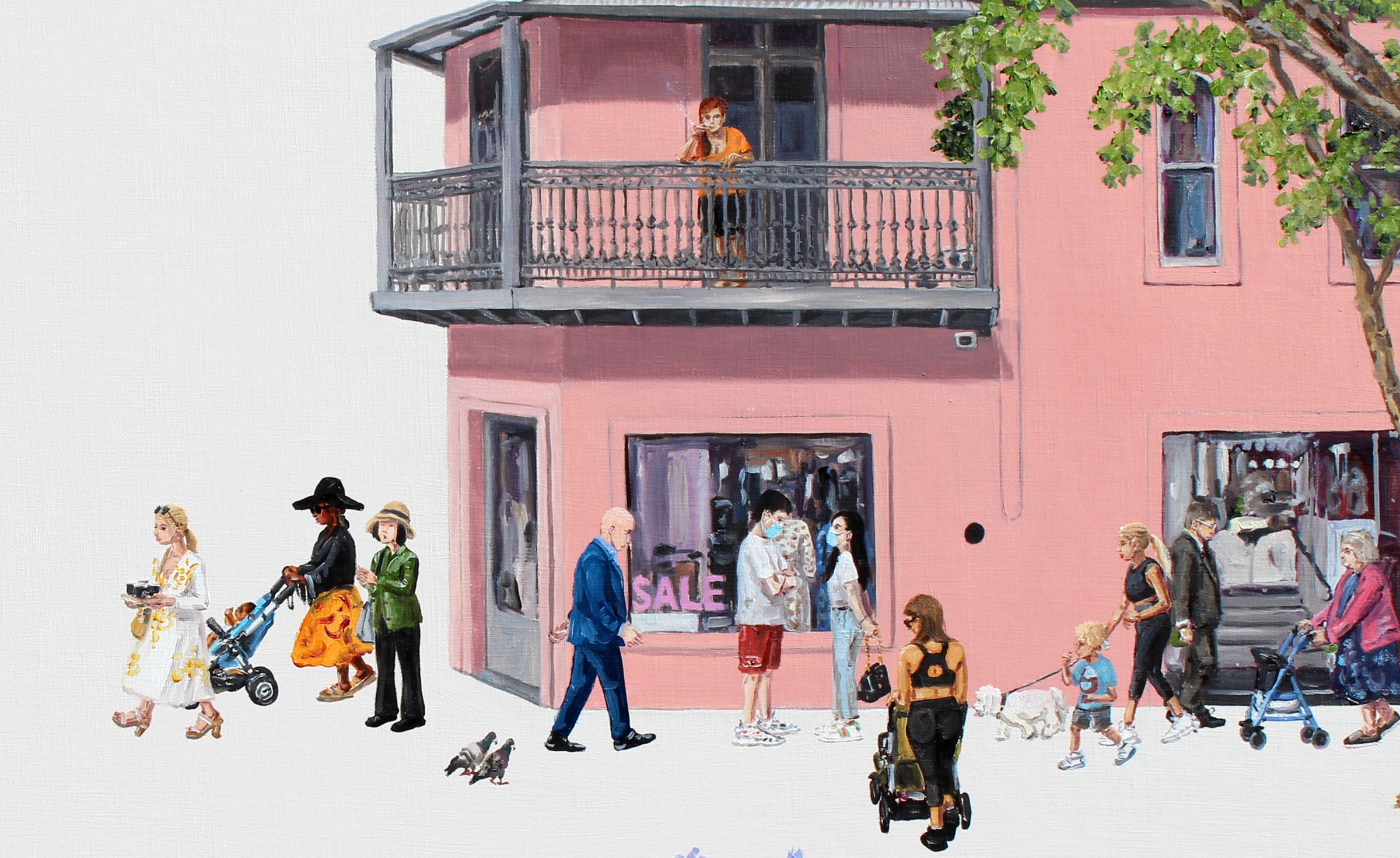 A Day in Woollahra II (detail)