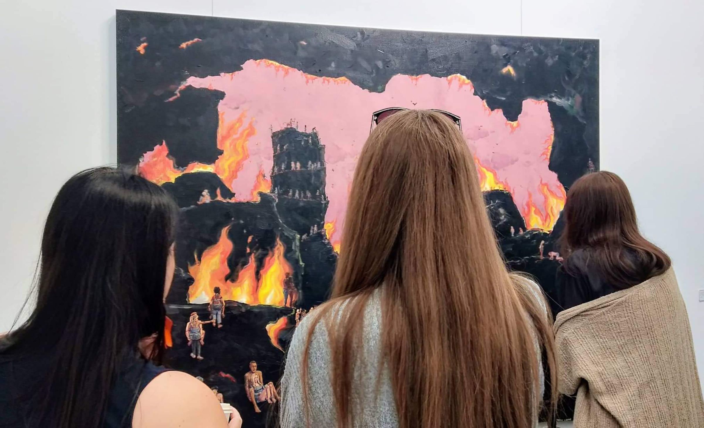 Hell. Oil on linen. 152cm X 183cm. 2019