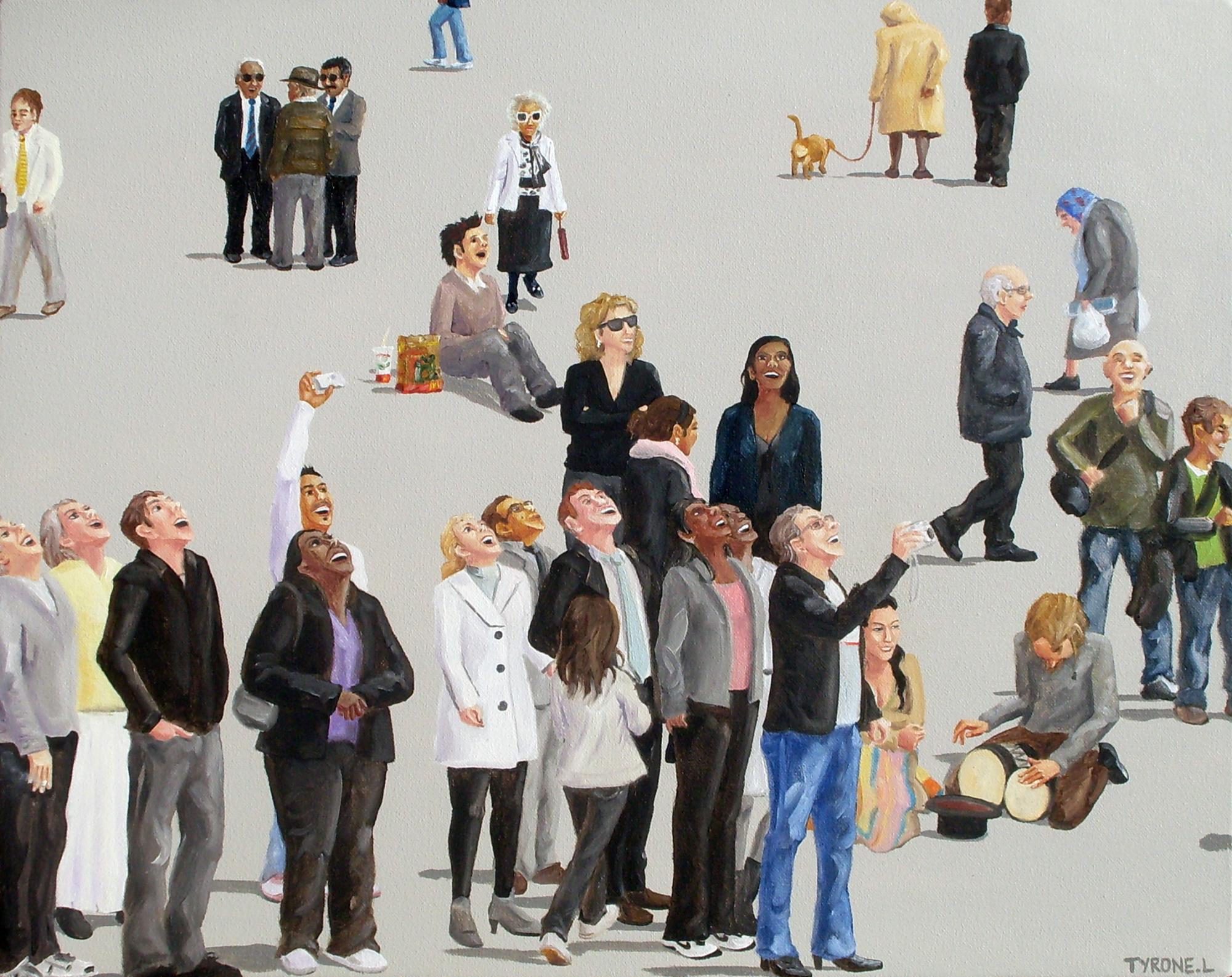 Auckland Super City. Oil on canvas. 40cm X 50cm. 2009