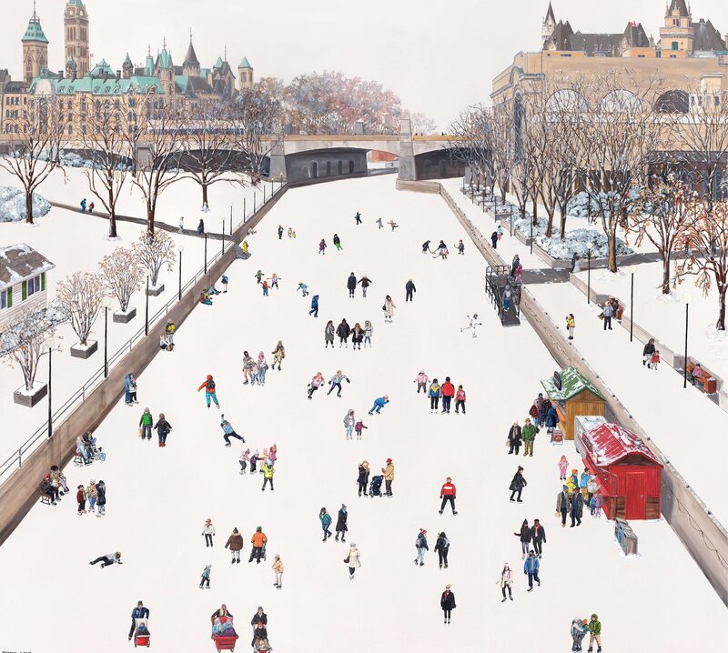 Rideau Canal, Ottawa- December 2021, Print by Tyrone Layne