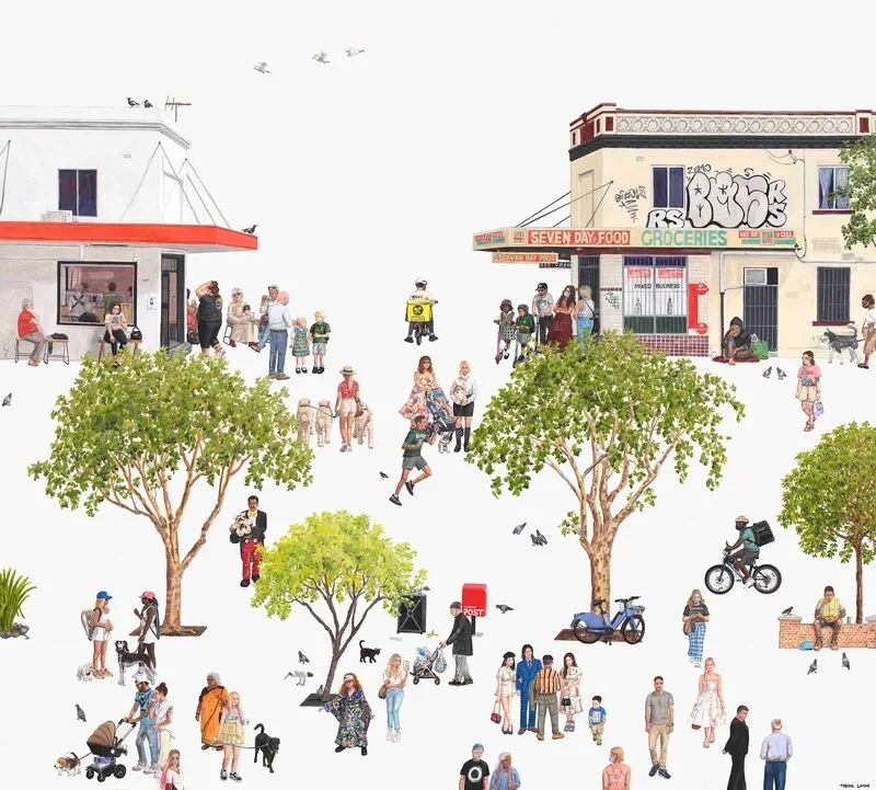 Surry Hills - August 2021, print by Tyrone Layne